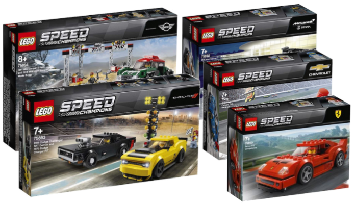 new speed champions lego 2019